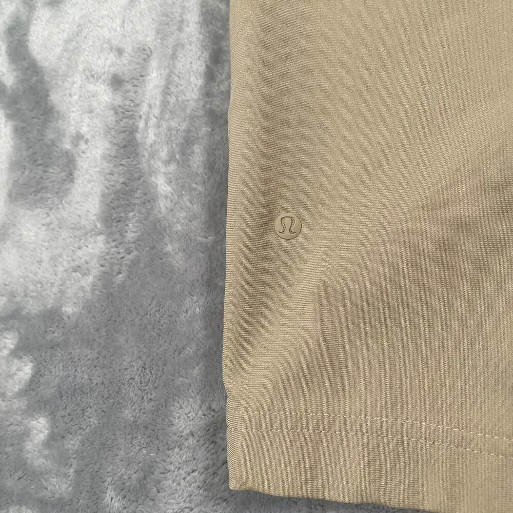 Lululemon Shorts Mens 38 Tan Chino Stretch Casual Basic Everyday Commuter - Picture 3 of 12